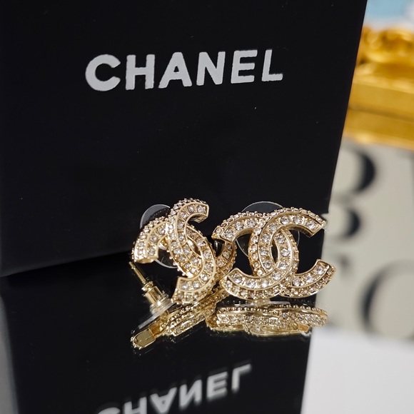 Chanel Gold Earrings - Picture 1 of 4